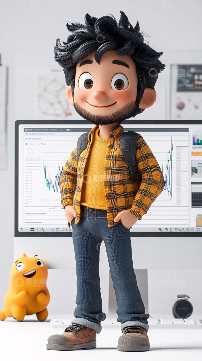 高清大图下载【趣麦麦图】卡通人物91