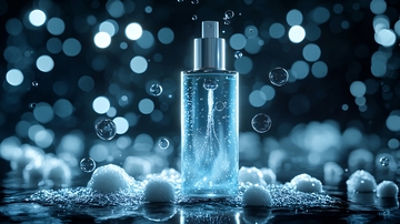 蓝色透明喷雾瓶