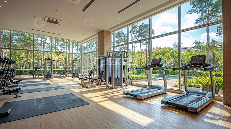 高清大图下载【趣麦麦图】高端健身房室内实景