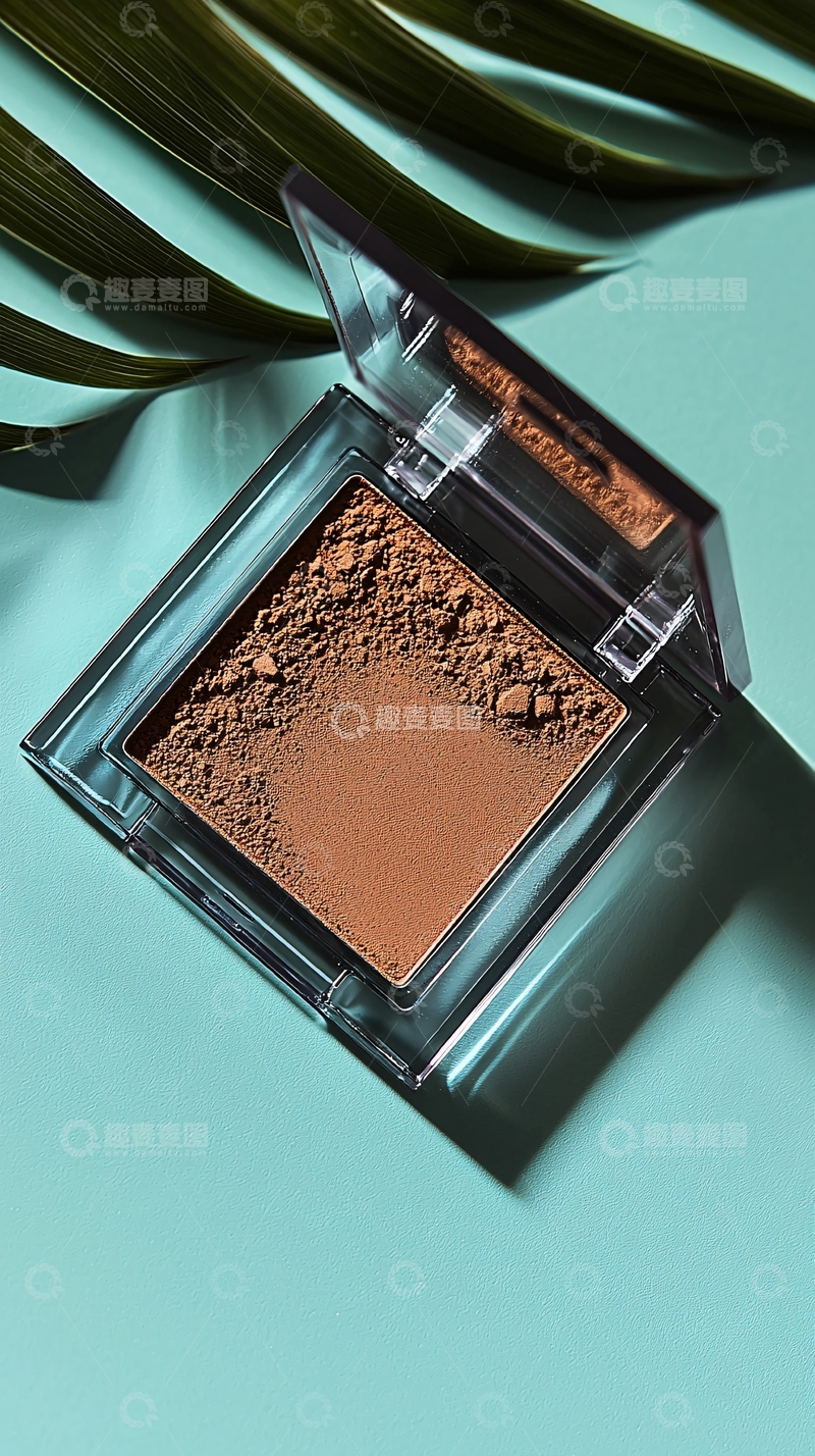 高清大图下载【趣麦麦图】棕色粉饼特写