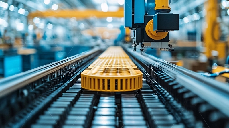 高清大图下载【趣麦麦图】智能工厂自动化生产线