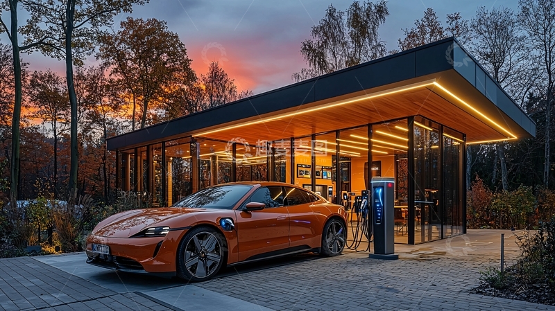 高清大图下载【趣麦麦图】电动汽车充电站3