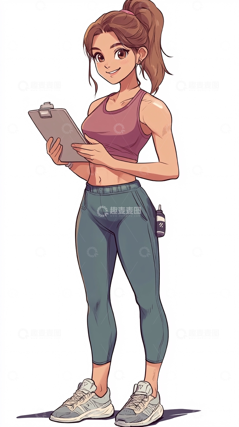 高清大图下载【趣麦麦图】健身教练