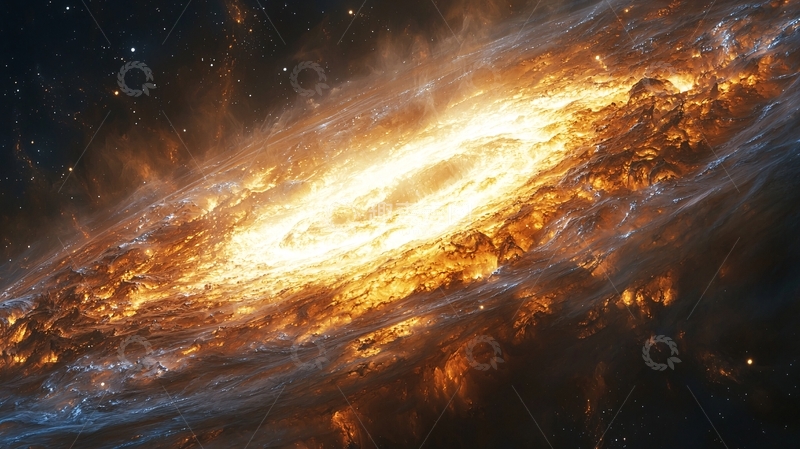 高清大图下载【趣麦麦图】宇宙星云火焰漩涡