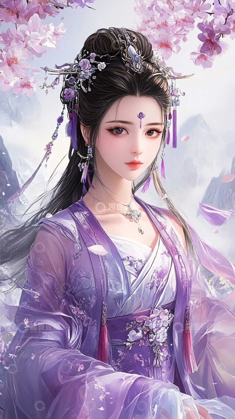 高清大图下载【趣麦麦图】古风美女