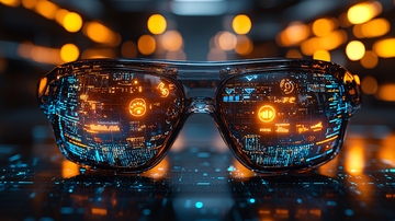 未来科技感智能眼镜