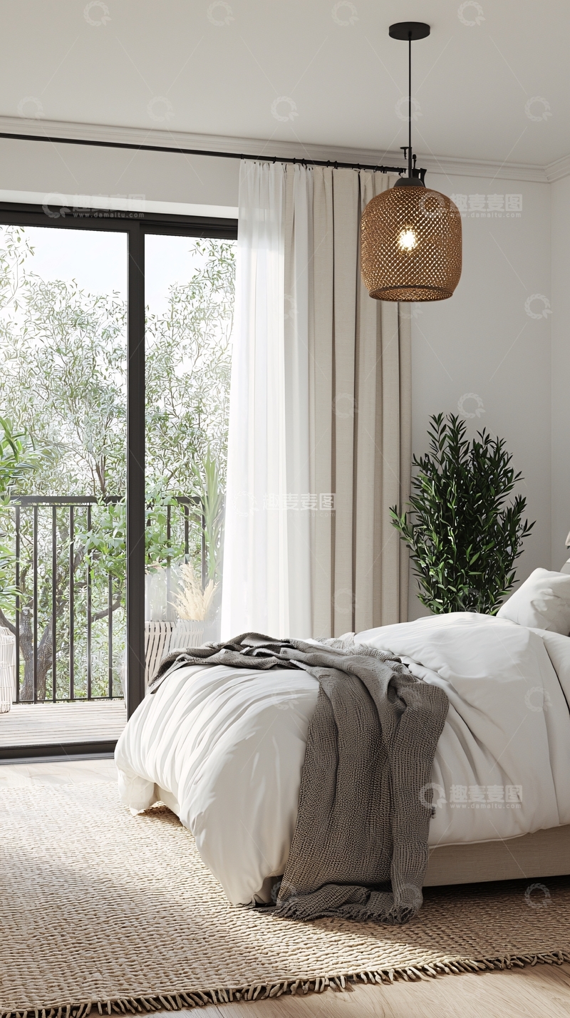 高清大图下载【趣麦麦图】极简卧室设计