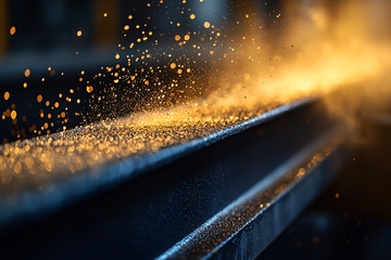 金属切割火花四溅