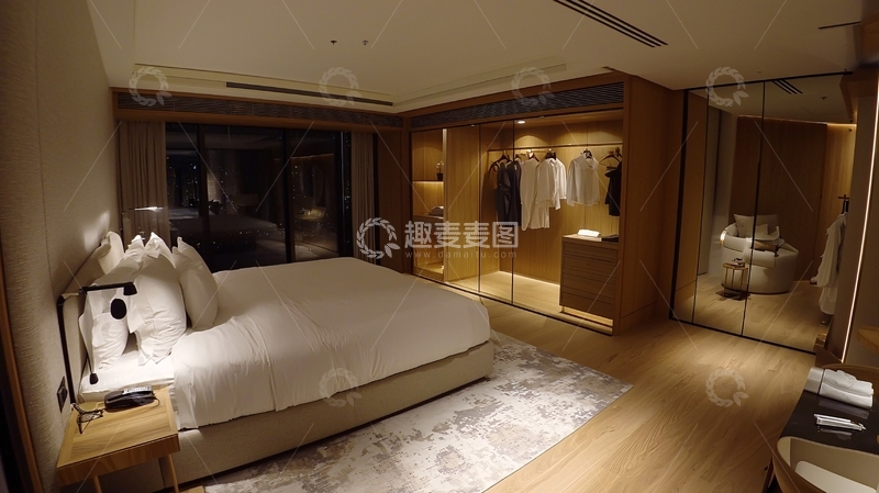 高清大图下载【趣麦麦图】高级酒店套房卧室