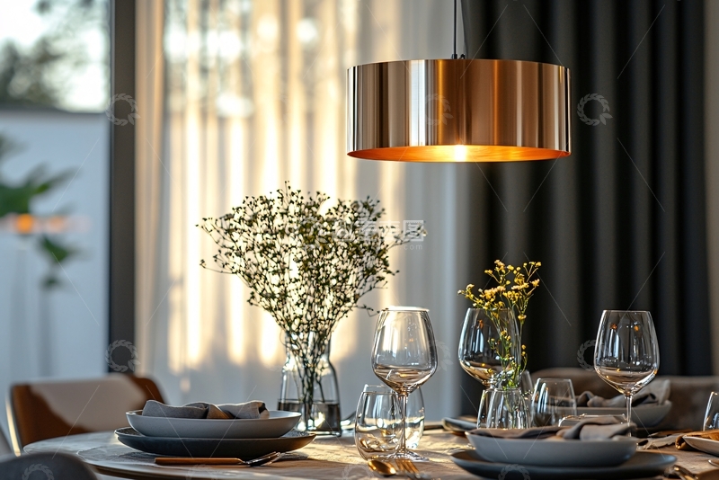 高清大图下载【趣麦麦图】现代餐厅吊灯