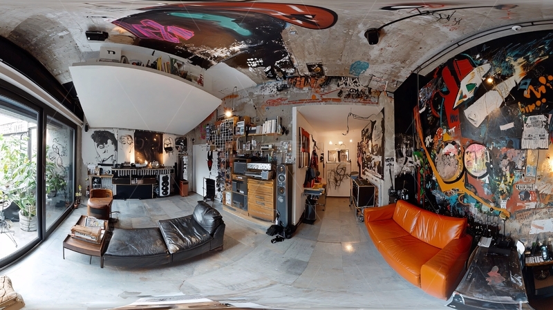 高清大图下载【趣麦麦图】个性涂鸦墙艺术客厅