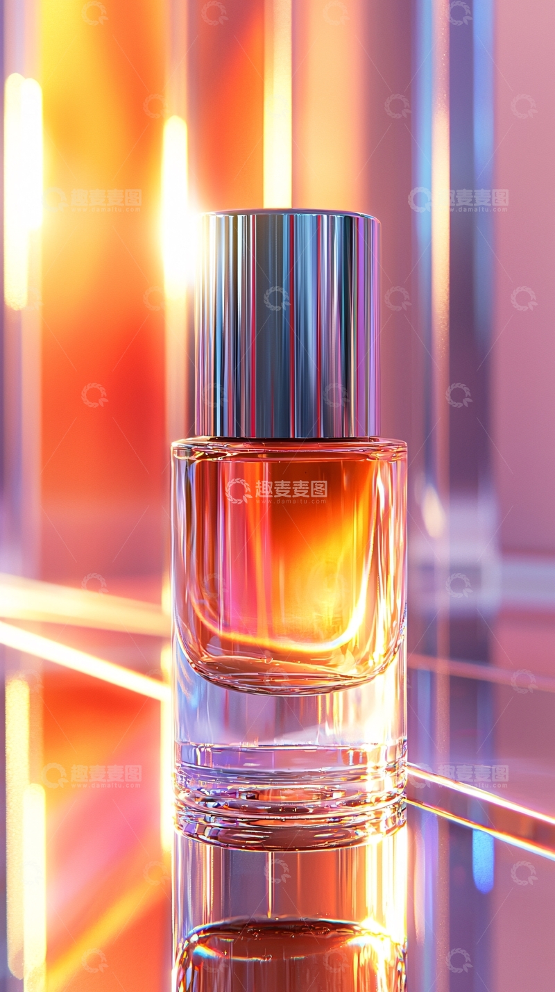 高清大图下载【趣麦麦图】光影质感香水瓶