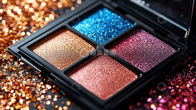 高清大图下载【趣麦麦图】闪亮四色眼影盘