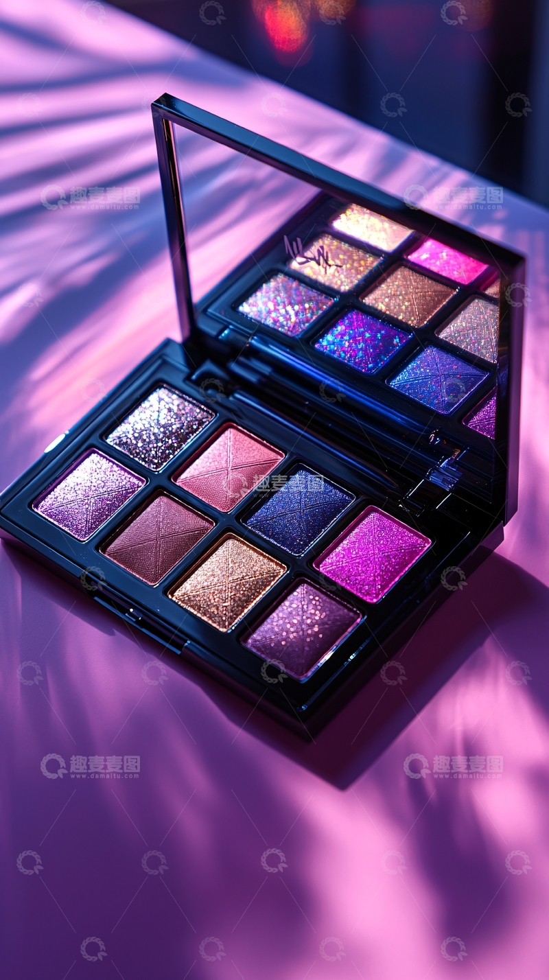 高清大图下载【趣麦麦图】眼影盘特写