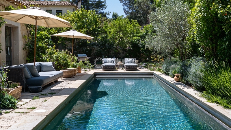 高清大图下载【趣麦麦图】别墅泳池花园