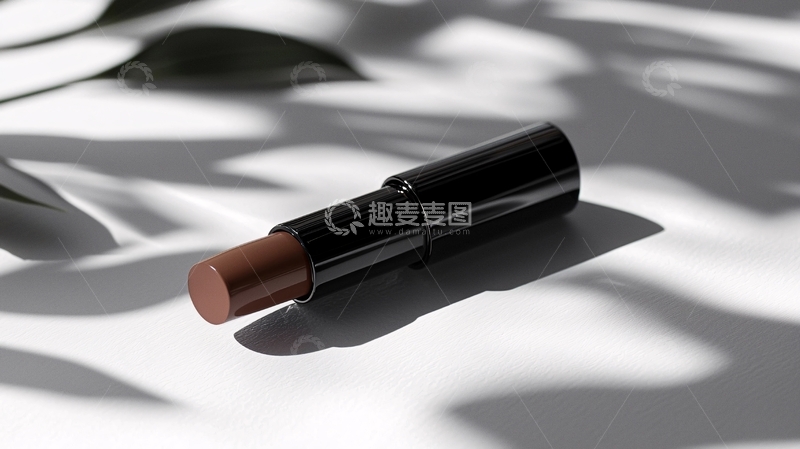 高清大图下载【趣麦麦图】棕色口红在光影下