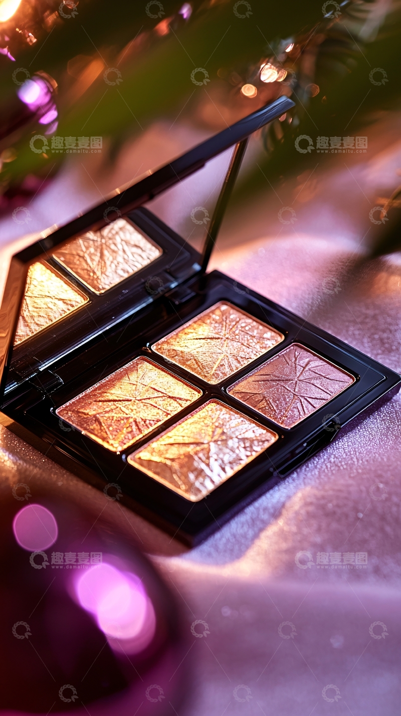 高清大图下载【趣麦麦图】节日限定眼影盘