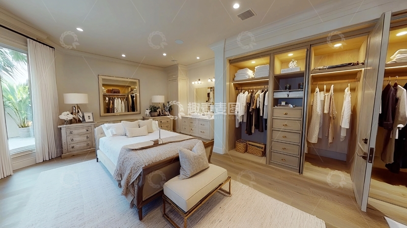 高清大图下载【趣麦麦图】现代简约卧室设计58