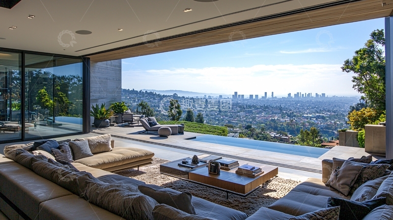 高清大图下载【趣麦麦图】现代简约风格豪宅景观