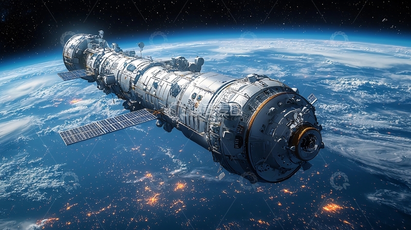 高清大图下载【趣麦麦图】太空空间站