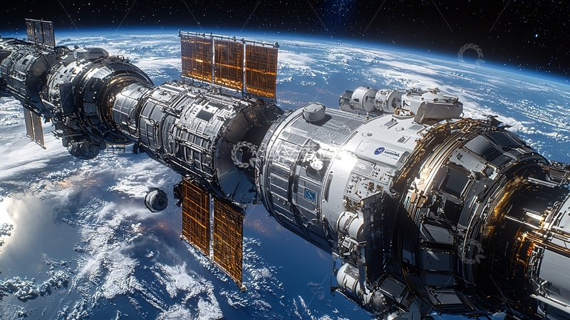 高清大图下载【趣麦麦图】太空站