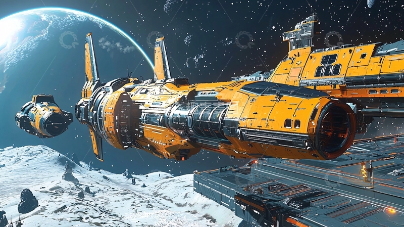 高清大图下载【趣麦麦图】太空飞船