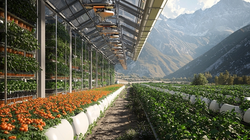 高山蔬菜种植基地