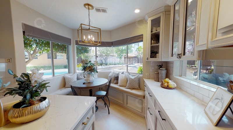 高清大图下载【趣麦麦图】明亮舒适的现代化厨房角落