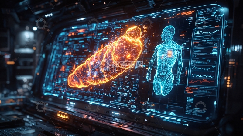 高清大图下载【趣麦麦图】未来科技医学影像