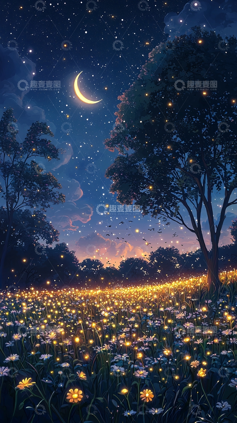 高清大图下载【趣麦麦图】萤火虫