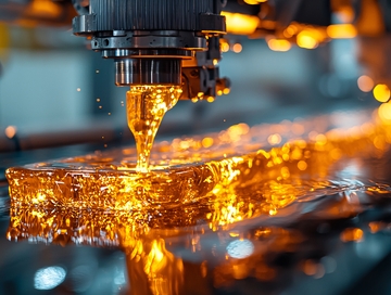 数控机床金属切割液体飞溅