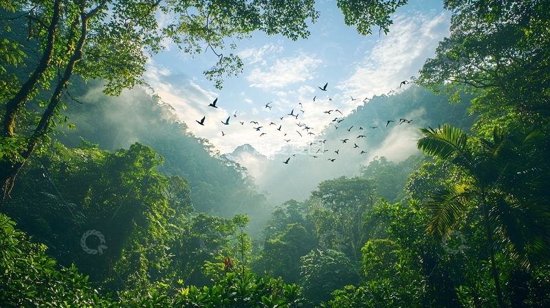 高清大图下载【趣麦麦图】热带雨林