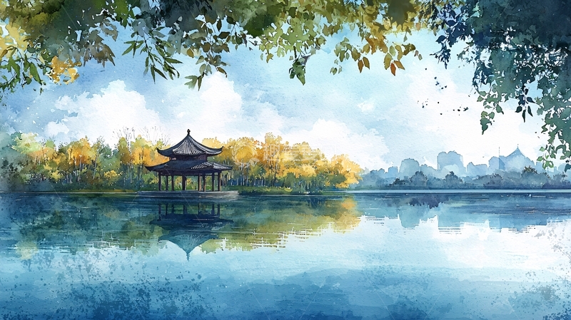 高清大图下载【趣麦麦图】水墨江南