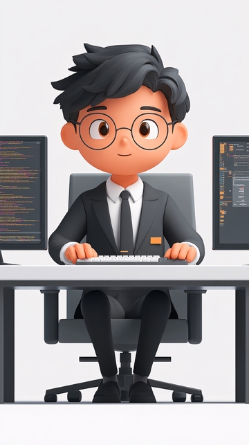 卡通程序员