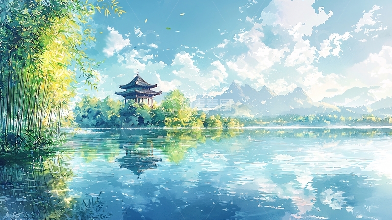 高清大图下载【趣麦麦图】水墨江南