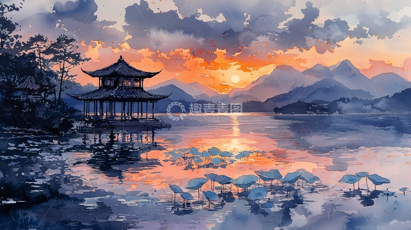 高清大图下载【趣麦麦图】水墨画