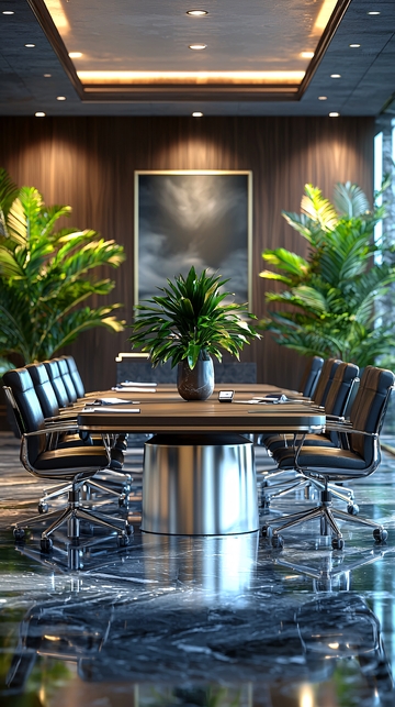 高端大气现代会议室