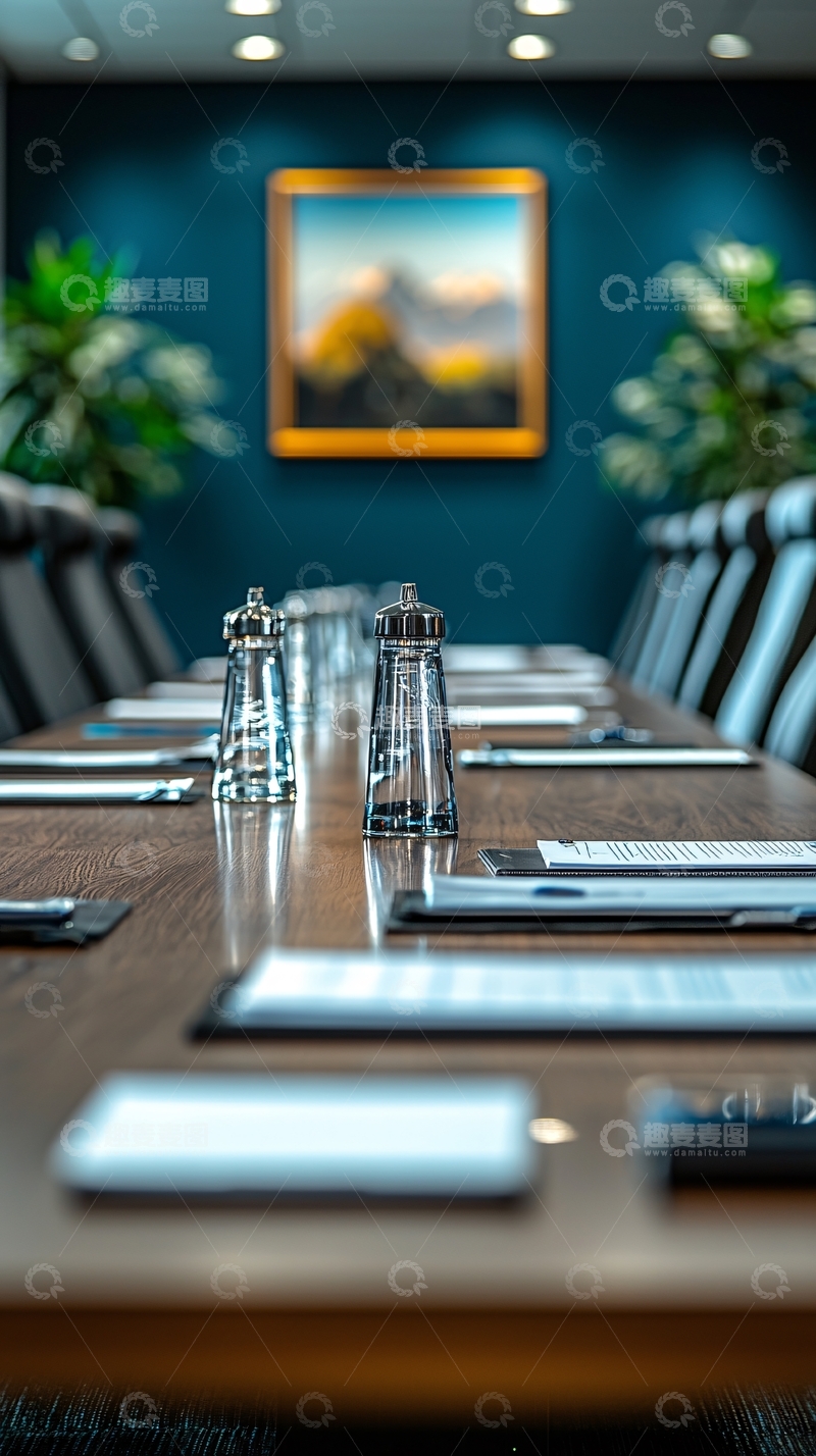 高清大图下载【趣麦麦图】会议室长桌