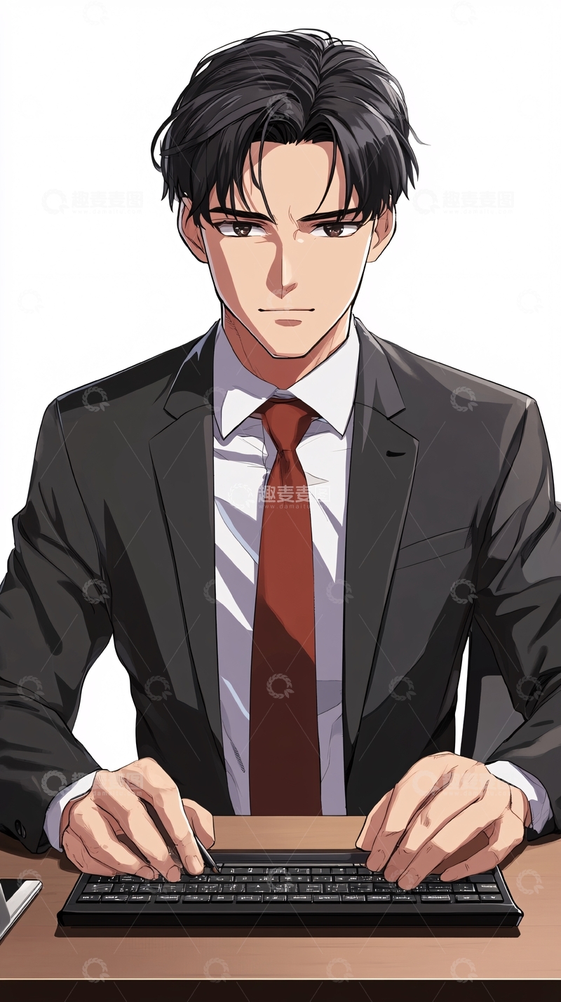 高清大图下载【趣麦麦图】帅气西装男士