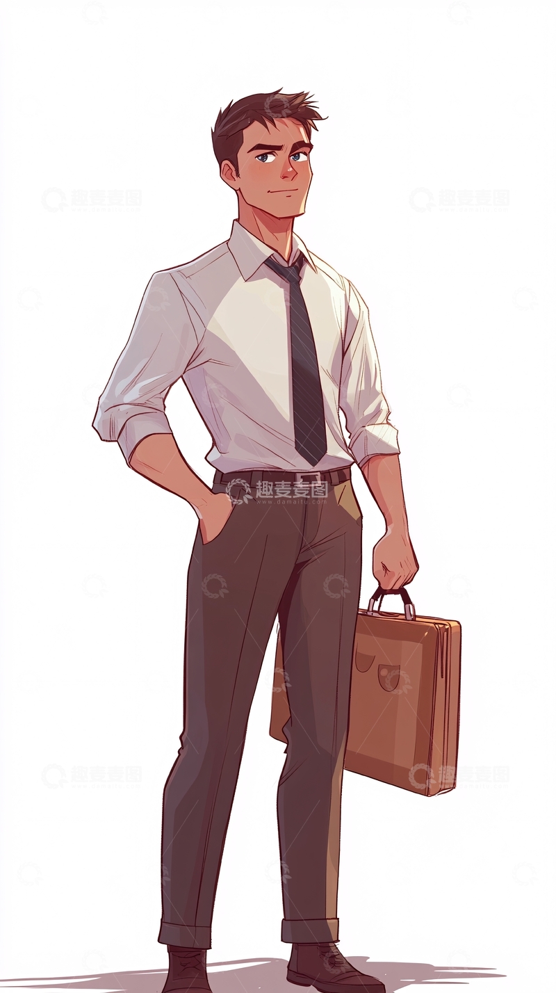 高清大图下载【趣麦麦图】帅气男士商务形象