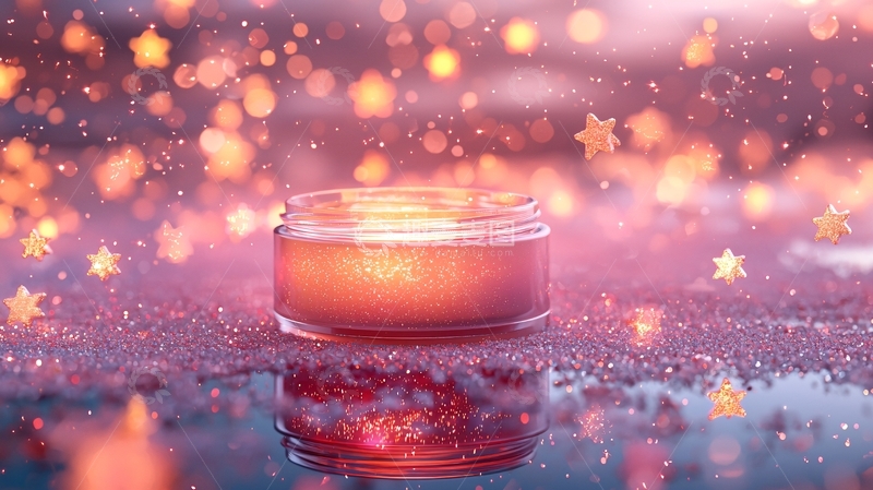 高清大图下载【趣麦麦图】闪耀光芒的罐子