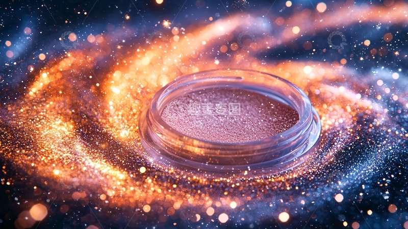 高清大图下载【趣麦麦图】宇宙星河眼影粉