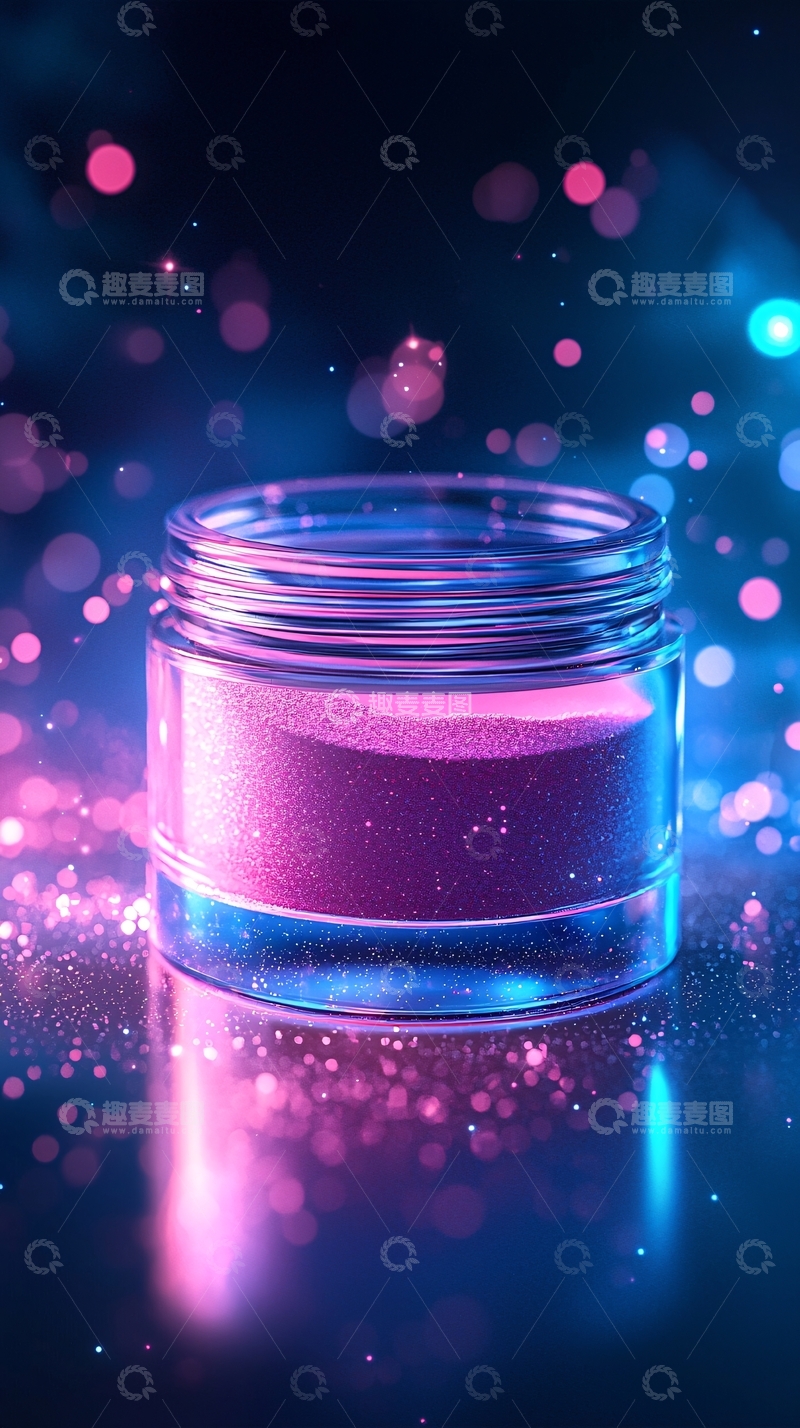 高清大图下载【趣麦麦图】梦幻紫色闪粉