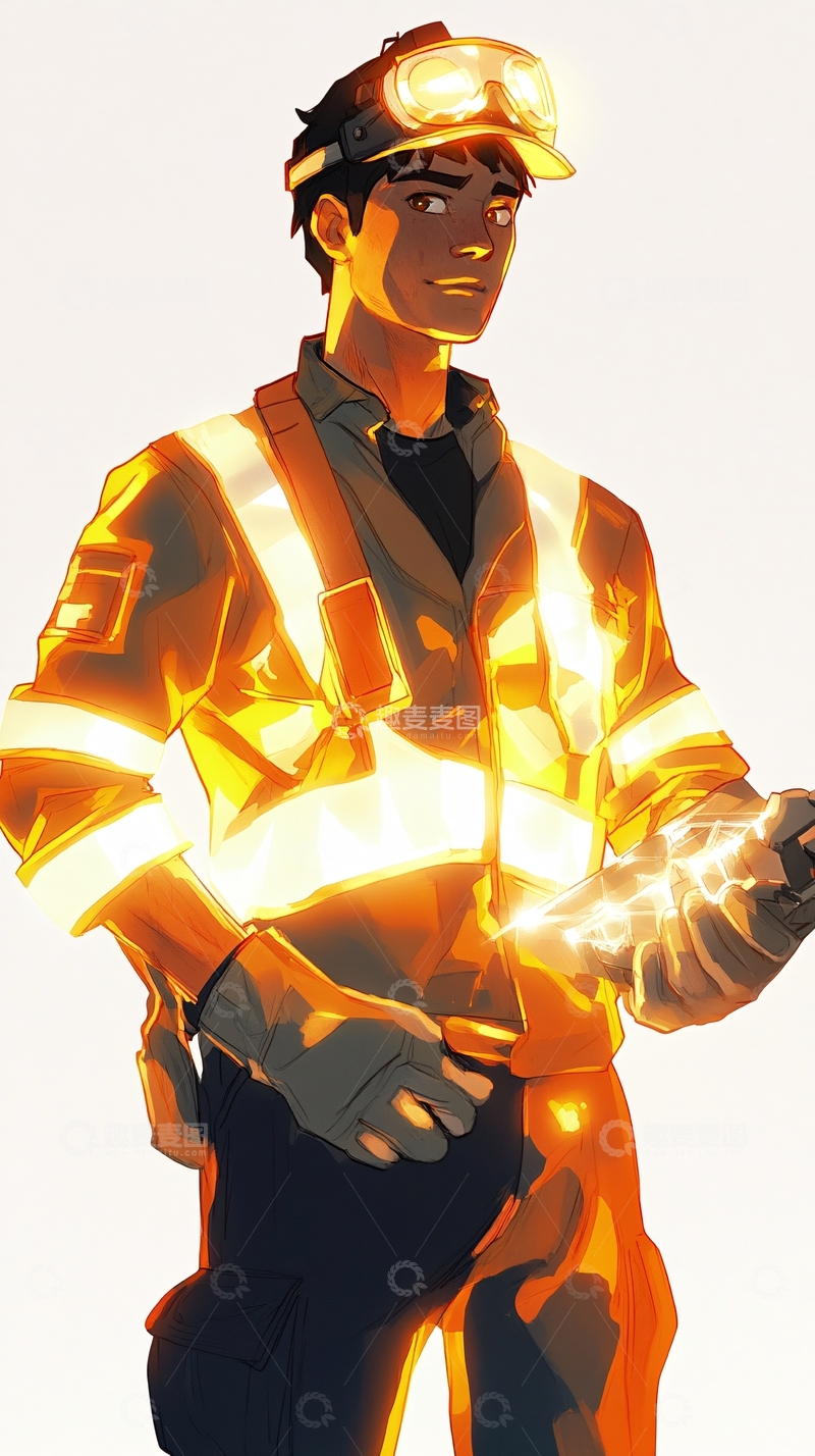 高清大图下载【趣麦麦图】电工