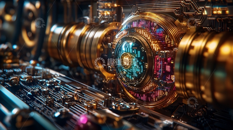 高清大图下载【趣麦麦图】蒸汽朋克机械装置