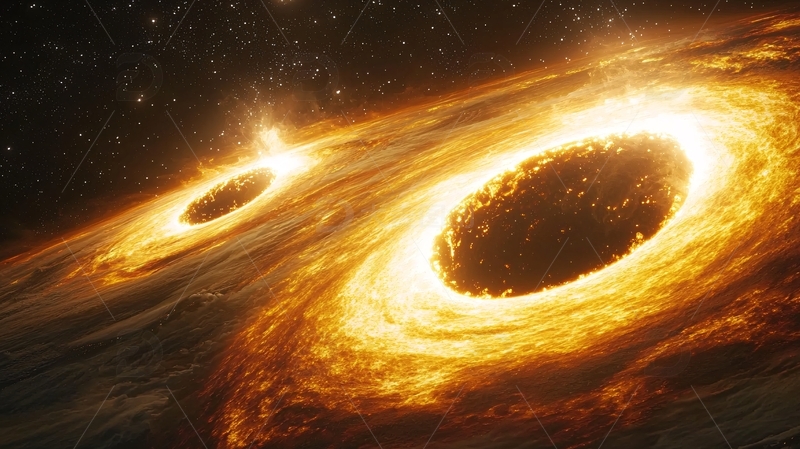 高清大图下载【趣麦麦图】宇宙碰撞