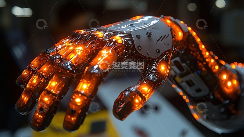 高清大图下载【趣麦麦图】机械义肢