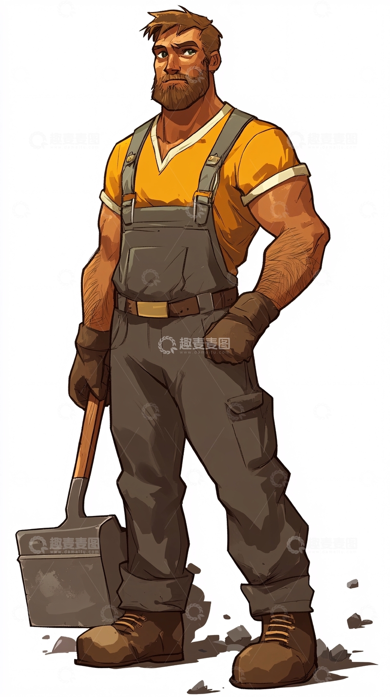 高清大图下载【趣麦麦图】强壮男人