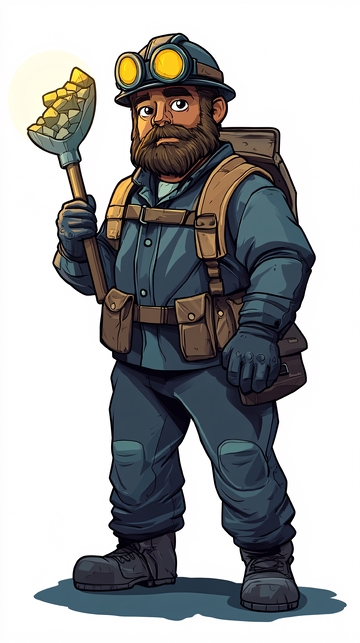 卡通矿工