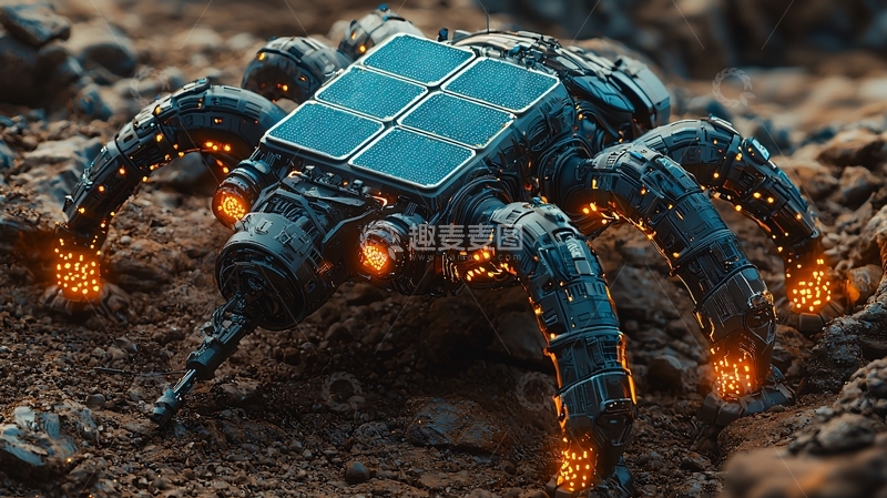 高清大图下载【趣麦麦图】机械蜘蛛